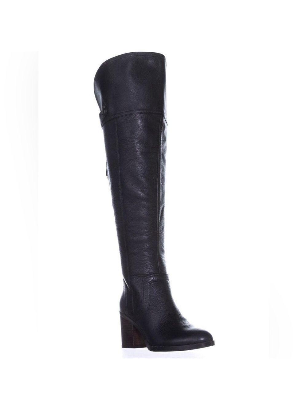 Franco Sarto Black Over-the-Knee leather Boots-size 7-EUC - Picture 7 of 15